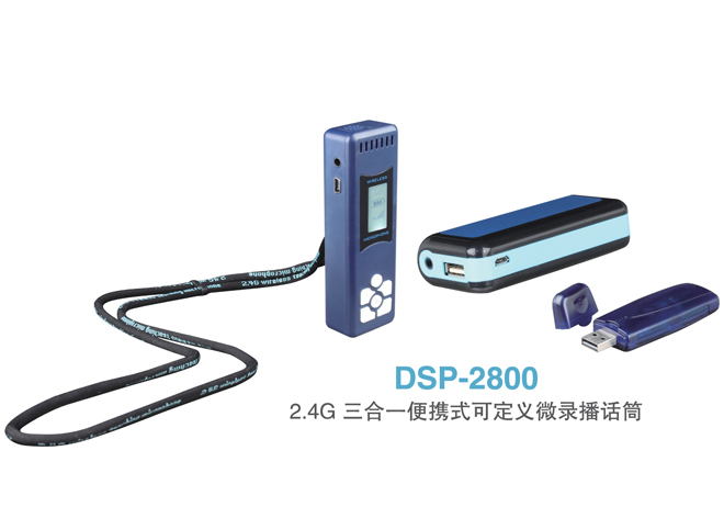 DSP-2800 Portable MOOC Wireless Microphone