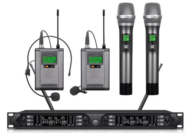DSP-8400 UHF Professional Wireless Microphone System