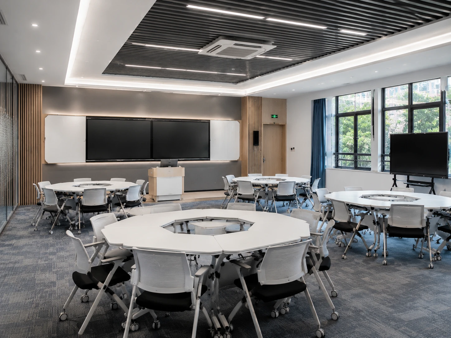 University seminar classroom